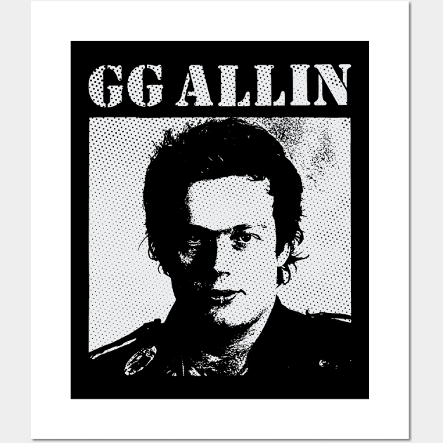 GG Allin Punk Rock Wall Art by Farewell~To~Us